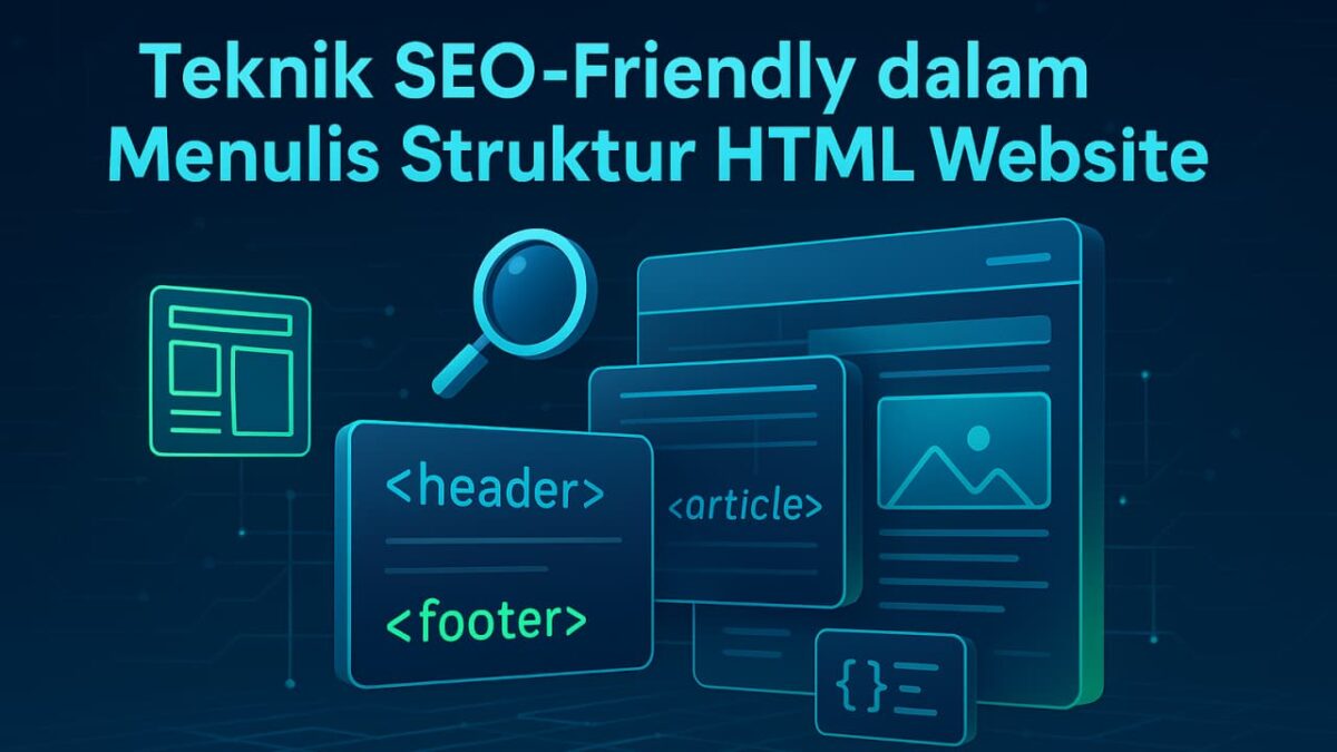 Teknik SEO Friendly dalam Menulis Struktur HTML Website