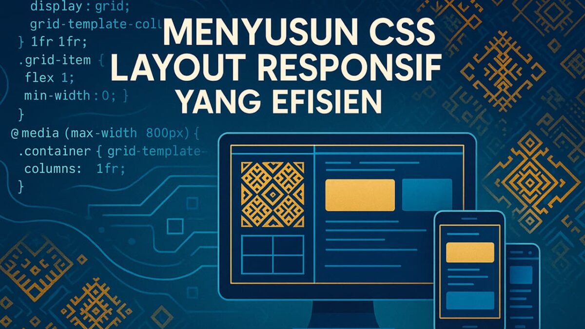 Cara Menyusun CSS untuk Layout Responsif yang Efisien