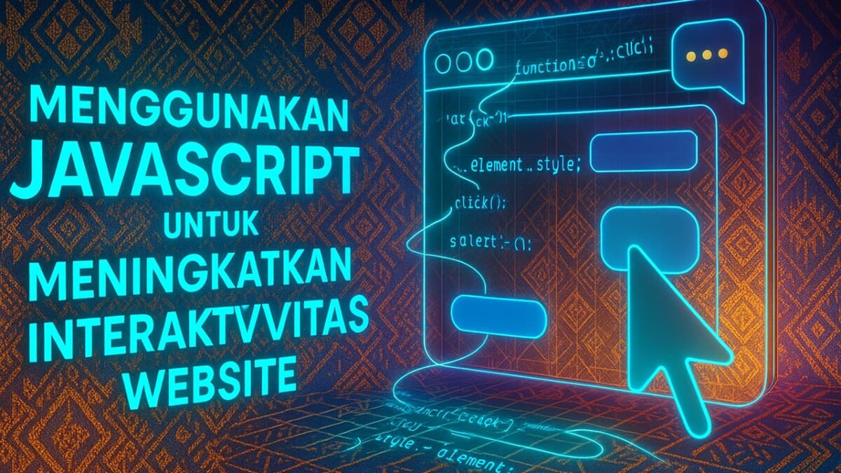 Menggunakan JavaScript untuk Meningkatkan Interaktivitas Website