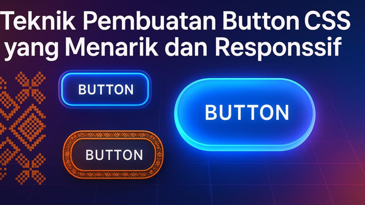 Teknik Pembuatan Button CSS yang Menarik dan Responsif