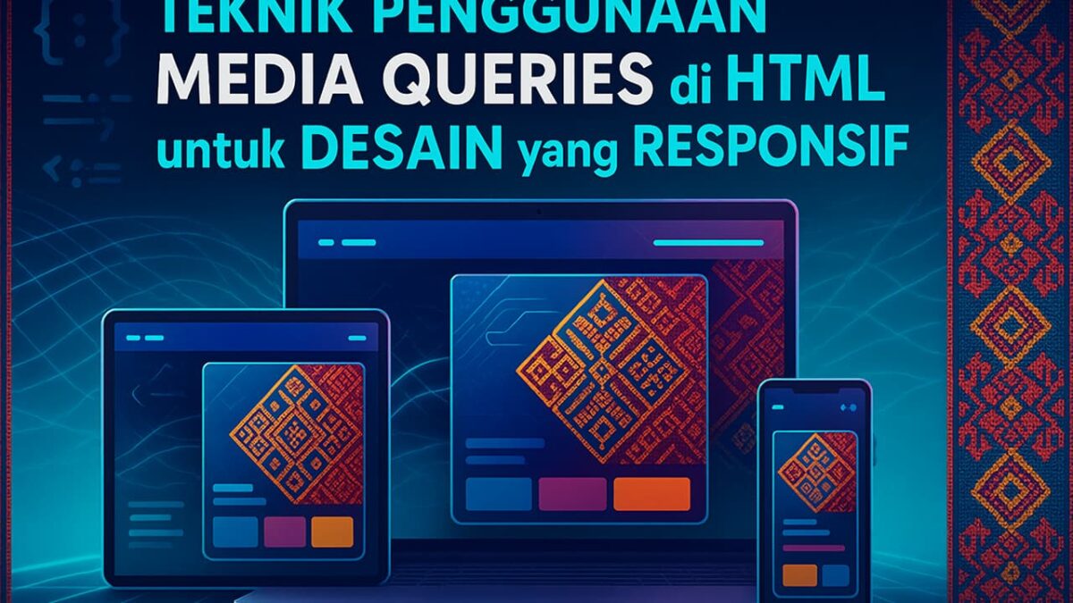 Teknik Penggunaan Media Queries di HTML untuk Desain yang Responsif