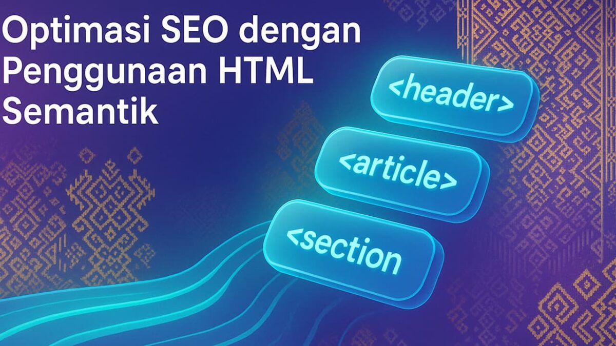 Optimasi SEO dengan Penggunaan HTML Semantik